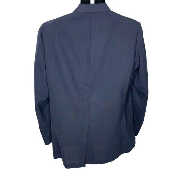 Vintage Cricketeer Sport Coat Navy 44 Season Skipper 2 Button Pockets Union Made - Picture 4 of 5